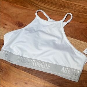 Abercrombie & Fitch sports tank. Size M in white. NWT!